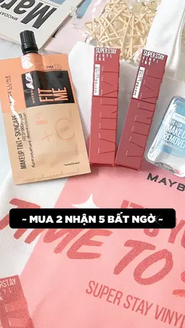Quà xinh từ Maybelline ~ Bật mí nhỏ số lượng quà có giới hạn nên ai thấy thì trang thủ nha 😉 #maybelline_vn #GocLamDep #thuvienmakeup #reviewlamdep #muataitiktokshop #muataitiktok #fyp #mnybaslive #lnaht 