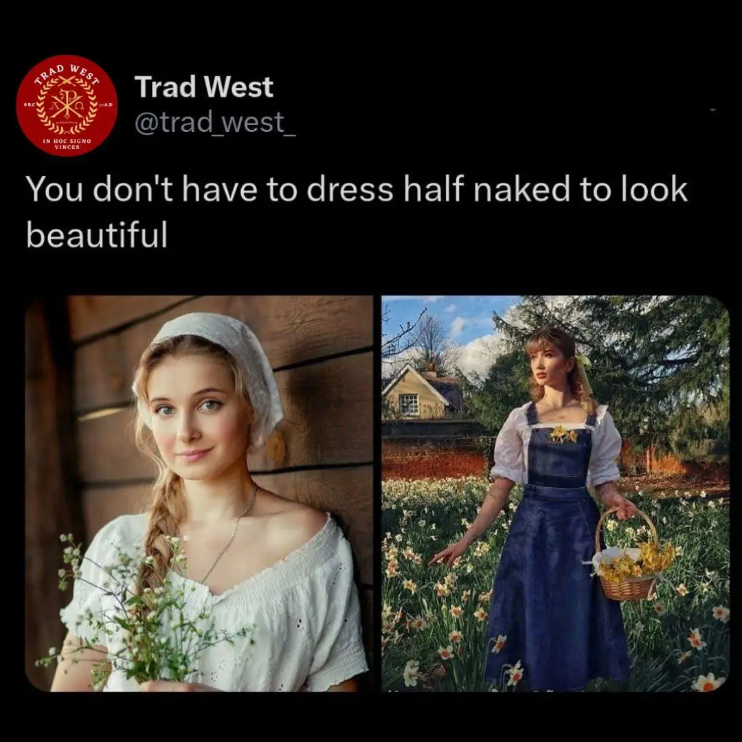 Healthy reminder modesty is 100x times more attractive than anything else. Slide 3: Comment ☝️ if this is the type of women you're looking for  A lot of people nowadays seem to be mistaken. Men, real men, we want this, not a random person with no morals. The same goes for what women want. Don't allow the modern world to deceive you. Reject what the modern world seeks  Seek what it avoids. #transformation #wholesomememes #relationshipgoals #marriage101 #marriageworks #relationshipadvice #boysmemes #femininity #familymemes #familyvalues #familytime #wholesomeposts #wholesomepost #wholesome 