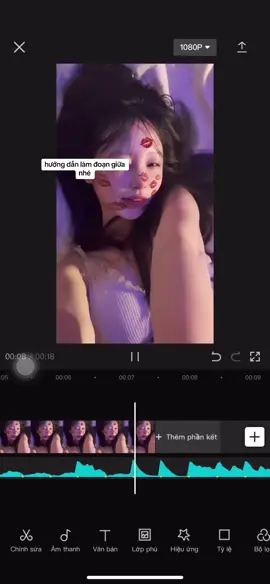 #CapCut Hướng dẫn làm đoạn giữa trend yêu là đây#xuhuong #huongdan #capcutmaster  