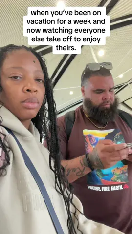 saltier than the water 🥹😵‍💫😫 #vacation #vacay #vacationproblems #baecation #vacayplanning #blacktravel #airport #travel #summertrip #girlstrip 
