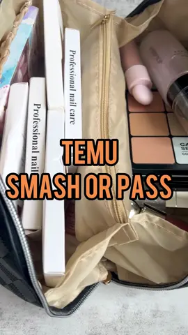 Temu and the dupes are trending, but are the products actually worth it? Smash or Pass, #temu edition #makeup #dupes 