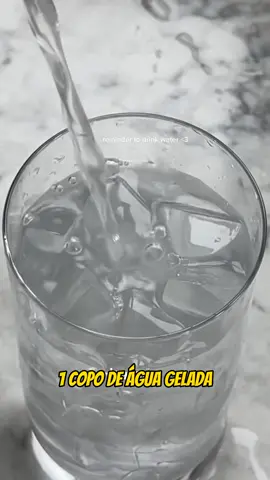 #agua gelada #efeitos no corpo
