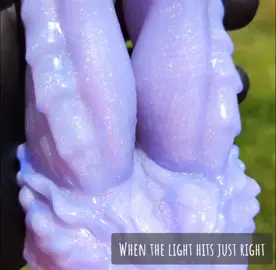 Dayum, the sun really hits different sometimes. 😗☀️💎 #silicone #siliconetoys #fantasytoys #monstertoys #spicytiktok #spicysculpture #womanownedbusiness 