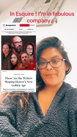 What a great honor with other fantastic writers! Golden Age of Horror! YES! Check out the article! Big up to Esquire and @TalkScaredPod ! #latina #bookstagram #BookTok #horrortok #horrorbooktok #latinoamericatiktok #horrorwritersoftiktok 