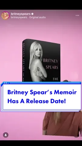 Britney Spear’s memoir has an official release date! #britneyspears #thewomaninme #memoir #celebritytiktok #celebritynews #celebritygossip #celebritymemoir #popculture #popculturenews  