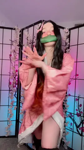 Hope you have a great day today!! 🥰❤️ #demonslayer #nezuko #anime #egirl #GamerGirl #uwugirl 