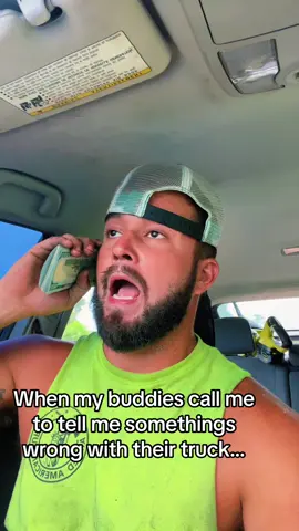 We all have that friend…                    #funbucketkustoms #fbk #kustom #buddies #mechanic #trucktok #floridatoys #imovecarsmf #bluecollar 