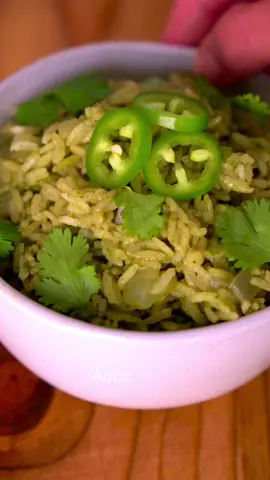 Arroz verde recipe! #arrozverde #Recipe #EasyRecipe #food #cooking 