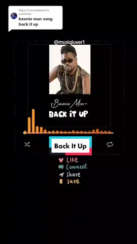 Replying to @keinoblack6 As you requested 🔥🔥 #BeenieMan #BackItUp #Dancehall #jamaica #jamaicatiktok #jamaicantiktok🇯🇲viral #MusiqLuver1 #music #musiclover #musicparadise #musicvideo #song #youtube #foryoupage #foryourpage #fypシ゚viral #IDoNotOwnRightsToThisSong 
