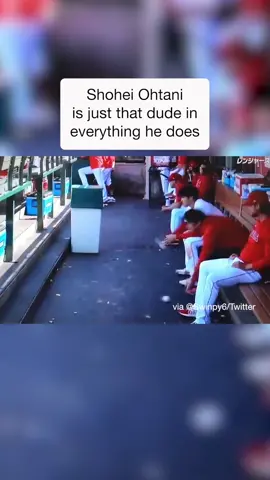 Ohtani is a unicorn in everything he does 🦄  (🎥: swinpy6/Twitter) #shoheiohtani #ohtani #mlbmoments 