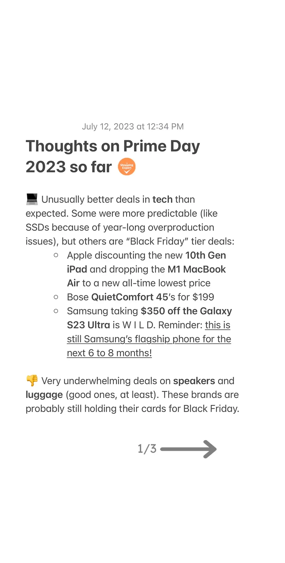 Agree? Disagree? Lemme know your thoughts and best finds 👀 #amazon #primeday #amazonprimeday #primedaydeals2023 #primeday2023 #primedaydeals #amazonprimedaydeals #founditonamazon 