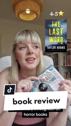 ✨️ The Last Word ✨️ book review 📚 #BookTok #booktokuk #booktokfyp #booktoker #bookreview #thrillerbooks #horrorbooks #thrillerbookreview #thrillerbookrecs #horrorbookrecs #thelastword #tayloradams #fyp #readingslumpx 