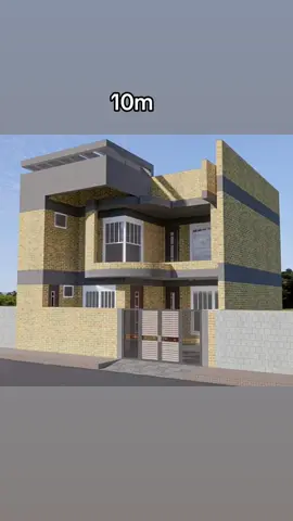 تصميم واجهة منزل مساحة 13 م 