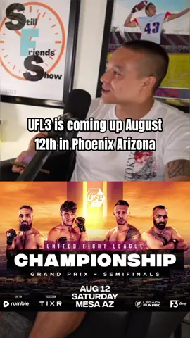 @ty.savage.mma Huge Rematch at @unitedfightleague UFL3 on August 12 2023 in Phoenix, AZ🙌🏼 Presented By➡️ @unkofrankshawaiianbbq Watch @harrisonjrogers the founder of @United Fight League @f3energy @hjrexperiment @hjrglobal @lexingtonexperiment on our full podcast @STILL FRIENDS SHOW on @youtube @spotify @apple @google @podbean #StillFriendsShow #podcastersofinstagram #life #mma #business #viral #blxing #lasvegas #money #ufl #kickboxing #wrestling #jiujitsu #muaythai #UFL 