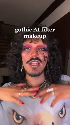 i could've done better but i was goooone guys ngl🪐😂💀 love you angels💕✨ #foryou #virgo #makeup #beauty #makeuptherapy #grwm #GlowUp #briangmontxnez #trending #trend #prettytheycentral #xyzbca #howtotransition #transition #alt #gothicaifilter #aifilter #filter #makeupgrwm #makeupfilter #goth #gothic #timmyturner #desiigner #viral 