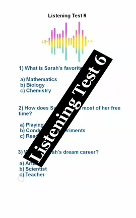Listening Test 6 #MohammadSalami 