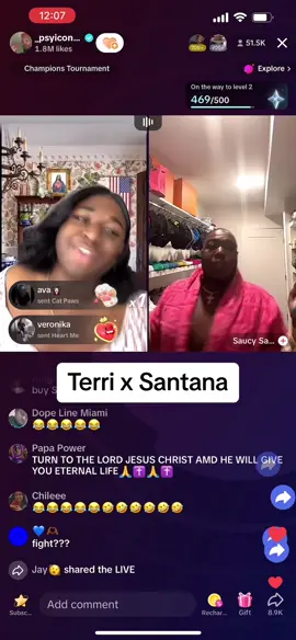 @_psyiconic_ @_voidpsyiconic @_theotherpsyiconic_ @Saucy Santana #terrijoe❤️ #terrijoe #terri #terrijoelive #saucysantana #fyp #fypシ゚viral 