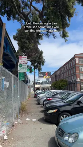 parking these days also cost less than a round trip Uber #sanfrancisco #sfinfluencer 