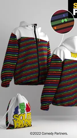 Ah, the Colorful Character Clash Windbreaker, is the perfect way to keep the wind from chilling you to the bone while also showcasing your love for those foul-mouthed fourth-graders from Colorado. #fy #foryou #hoodie #new #windbreaker #southpark 