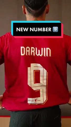 New Season. New Number. Darwin Nunez 9️⃣🤩 #Liverpool #LFC #Nunez 