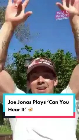 Replying to @joejonas   @joejonas finally takes on the cans! #willandwoody #joejonas #canyouhearit 