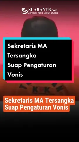 Sekretaris MA, Hasbi Hasan resmi jadi tahanan KPK. #kasus #viral #fyp #beritatiktok #tiktokberita #peristiwa #sekretarisma #hasbihasan #tahanankpk #kpk #kasussuap #suap #suappengaturanvonis 