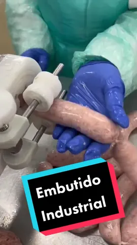 Conoce como se embute a nivel industrial chorizos mediante una embutidora de Amarre automático. #chorizos #academiavirtual #chorizosartesanales #chorizoparrillero #fabricadechorizos #chorizopicante #chorizosgourmet #AprendeEnTikTok 