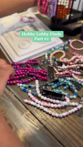 Hobby Lobby Finds Part 1 ✨👏 #hobbylobby #finds #beadedjewelry #goodmorning #beadedbracelets #handmadegifts #braceletmaking #rayandreni #foryoupage #craftsoftiktok #handmadejewelry #beadedbracelet #smallbusinesstiktok 