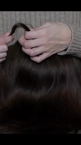 ASMR scalp inspection, elasticity check and hair play | REAL PERSON #asmr #asmrsounds #asmrvideo #asmrtiktoks #scalp #scalpcheck