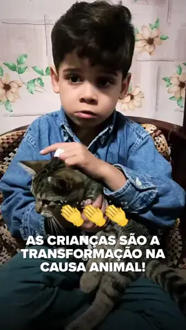 As crianças são a transformação na Causa Animal 🐾🐶 #cachorro #cachorrosdotiktok #cachorros #gatos #gatosdetiktok #pets #PetsOfTikTok #animaisengraçados #animaisnotiktok #natureza #causaanimal