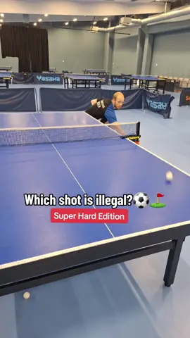 Can anyone get this one right?🏓🏓 #bordtennis #tabletennis #pingpong #卓球 