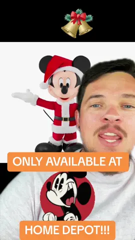 Just in time for the holidays this year, Home Depot is releasing the ultimate Christmas decoration for Disney fans — a 4-foot tall animated Santa Mickey Mouse figure! #homedepot #disney #mickeymouse #christmas #disneyparks #santa #holiday #snow #comingsoon #homedepotpartner #collectiblesguru #collection #collectibles  #greenscreen #greenscreenvideo 