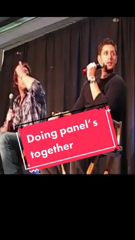 Doing panels together #jensenackles #deanwinchester #jaredpadalecki #samwinchester #spn #spnfam #spnfamily #tiktok #spnfamily4life #supernatural #video #actor #entertainment #fan #Love #deangirl #baby #men #ackles 