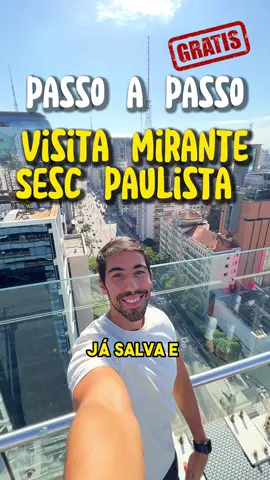 📍 Mirante Sesc Avenida Paulista - GRATUITO O Mirante fica no 17º andar do @sescavpaulista , de onde é possível apreciar uma vista privilegiada da Avenida Paulista e observar pontos conhecidos da cidade de São Paulo. A visita contempla também o acesso ao Café Terraço, com cardápio pensado exclusivamente para ampliar a experiência do visitante. Informações importantes: – Os ingressos são disponibilizados às sextas, às 12h, via aplicativo Credencial Sesc SP ou pelo Portal Sesc SP (nesta página) e permanecerão disponíveis enquanto houver vagas; – Ingressos remanescentes serão disponibilizados ao longo do dia; ‼️‼️ DICA: Ingressos acabam muito rápido, então programe um despertador para conseguir seus ingressos 🎟️  – Não é possível o atendimento fora da data e horário agendados; – A visita contempla acesso ao Mirante e Café Terraço e tem duração de 30 minutos; – O acesso é permitido até 20 minutos após o horário agendado, mas o tempo da visita será reduzido; – Cada visitante poderá solicitar até quatro ingressos por horário. Crianças também precisam ser agendadas, independente da idade; – Em caso de chuva não será possível remarcar a visita, mas o acesso ao Café Terraço poderá ser mantido; – Para cancelar a visita, o visitante utiliza o ícone Meus Agendamentos, no aplicativo ou Meus Ingressos, no Portal Sesc SP. Durante a visita: – Não é permitido usar tripés, equipamentos fotográficos profissionais e drones. Assim como, ensaios fotográficos e fotos para uso comercial; – Fotos para imprensa, apenas com autorização prévia; – Podem ser feitas fotos para arquivo pessoal, tiradas pela própria pessoa ou seus acompanhantes; – Mais informações, consulte a equipe de Orientação ao Público no espaço; – Não é permitido o consumo de alimentos e bebidas no Mirante; – O espaço é acessível para pessoas com necessidades especiais. 📍 Avenida Paulista, 119, Bela Vista, São Paulo ⏰ Horário de funcionamento:  Terça a Sexta, 10h às 21h30 |  Sábados, 10h às 19h30 |  Domingos e feriados, 10h às 18h30 #sescpaulista #mirante #saopaulo #dica  @sescavpaulista