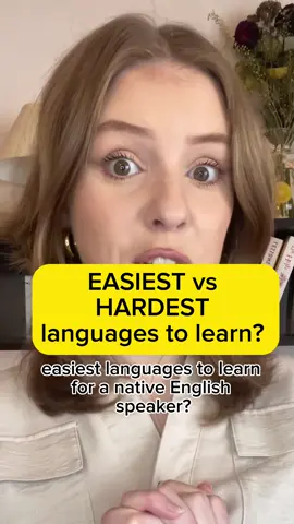 Are you a native #English speaker? Here are the 3 easiest 🤓 and 3 hardest 🫣 languages to learn according to #linguistics. #language #secondlanguage #LanguageLearning #german #dutch #spanish #finnish #icelandic #hungarian