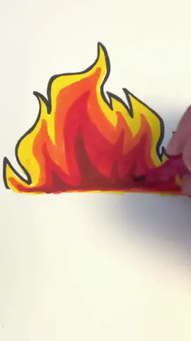 Very easy How to draw Flames tutorial 🔥🔥🔥  #drawing #flames #howto #howtodraw #arttutorial #drawingtutorial #DIY #tutorial #diyart #fire #markerart #easydrawing #easyartforkids #veryeasydrawing #arttok #artdiy #trendingdiy #drawingflames #drawingfire 