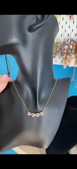 collier 2en1 trèfle 🍀 4 coeurs 💞 #bijouxacierinoxydable #bijouxfemme #tending #algeria 