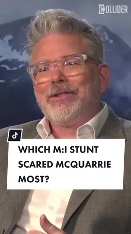 Dead Reckoning director Christopher McQuarrie reveals which Mission: Impossible stunt scared him the most! #missionimpossible #deadreckoning #interview #shorts Tom Cruise, action, stunts
