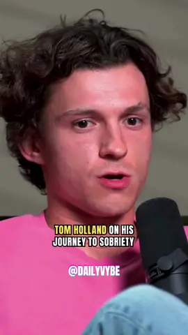 Tom Holland is changing his life for the better. 💡 #tomholland #sobriety #jayshetty #happiness #fyp #dailyvybe