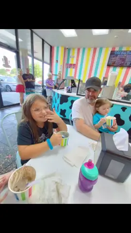 Yolo Rolled Ice Cream with my bestie's baby! And all mine! #yolorolledicecream #branson #vacay #icecream #babyloves 
