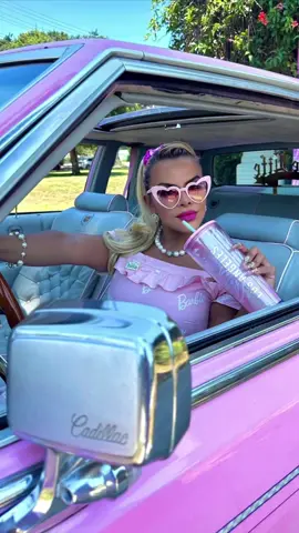 “Cruising in my fabulous pink Cadillac! Life is a glamorous ride.” 💕🌴  🎥  @Zermillion  #barbie #cadillac #barbiecar #malibu #losangeles #california #art #barbiethemovie #pink #fashion #OOTD #hair #makeup #loungefly ##ootd #rollsroyce #rollsroyceghost #BarbieAdventures #BarbieLife #BarbieDreams #BarbieStyle #BarbieGlam #BarbieWorld #BarbieLove #BarbieVibes #BarbieInspiration #BarbieEmpire 