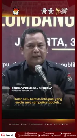 #repost @kpu_ri #TemanPemilih, inilah arahan Sekretaris Jenderal KPU Bernad Dermawan Sutrisno dalam Orientasi Tugas Anggota KPU Kabupaten/Kota Gelombang I Tahun 2023 #KPUMelayani #pemiluserentak2024 
