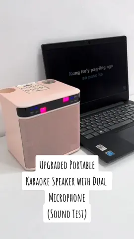 Upgraded Portable Karaoke Speaker with Dual Microphone #speaker #karaoke #dualmicrophone #speakers #bluetoothspeaker 