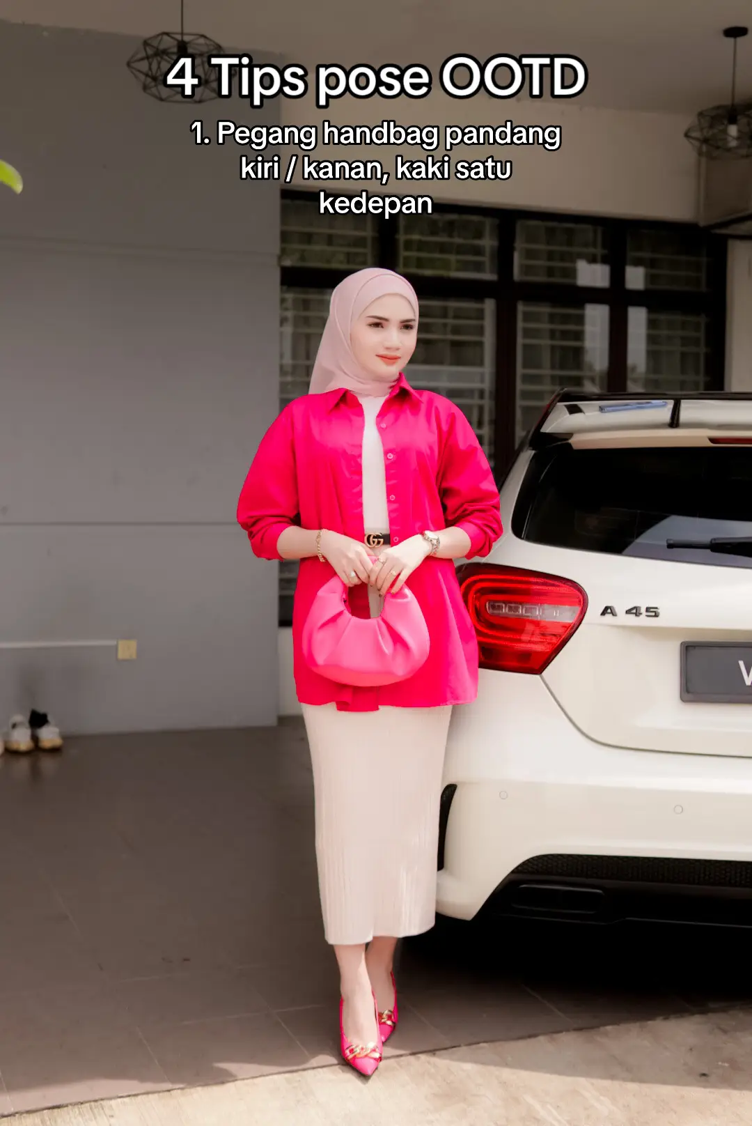 4 Tips pose ootd harap membantu 😝 .. 