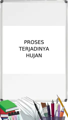 Media Pembelajaran Proses Terjadinya Hujan#mediapembelajaranterjadinyahujan#fyp 