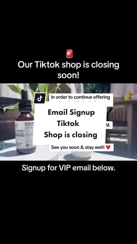 Our tiktok shop is closing. Visit us at restoredbylife.com. See you soon! #restoredbylife #cleanse #detox #bloodcleanser #lymphaticdrainage #wellnesstok #detoxification #wellnesssupplements #dietarysupplement 