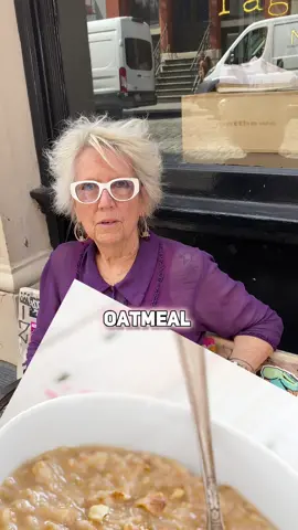 What makes her confident?  #confidenceheist #oatmeal #inspiring🌍withconfidence #saltandpepper #confidence #confident #consistency #oldlady #plainoatmeal #confidenceiskey #davidcarmi 