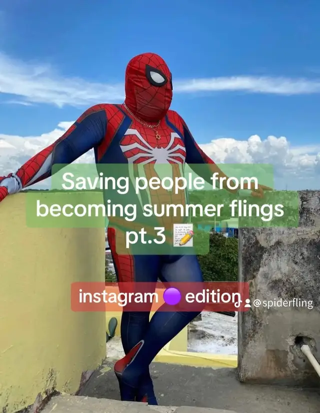 suiiiii part 4..? #spiderfling #summerfling #summerflings part 4 will be a very highly requested video, sneak peak on my 🟣IG:spiderfling  - - -🕷️🕷️🕷️ all screenshots are from my IG: @spiderfling feel free to send me screenshots on there if you find people trying to commit summer flings. 👑🕷️