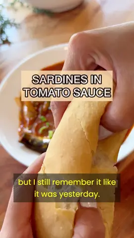 One childhood memory that brings a smile to my face is my dad making sardines in tomato sauce. Despite its simplicity, this meal created lasting memories and taught me that the best meals don’t have to be extravagant.  It was about the love and effort put into the preparation, the shared moments of togetherness, and the joy of appreciating the simple pleasures in life. Those sardines will forever remind me that the most meaningful meals are often found in the simplest of recipes. If you don’t live near an Asian grocery store or pho place, you can get very similar baguettes at a Mexican grocery store!! If you’ve only tried this dish with rice, I highly encourage you to try it with banh mi!!  Tag someone who would enjoy this dish!  #vietnamese #sardines #tinnedfish #strugglemeals #cannedfood #easymeals 