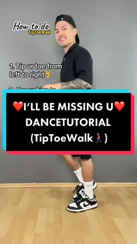 I‘ll be missing you❤️TipToeWalk-Tutorial‼️ #iwillbemissingyou #illbemissingyou #diddy #faithevans #112 #dancetutorial 